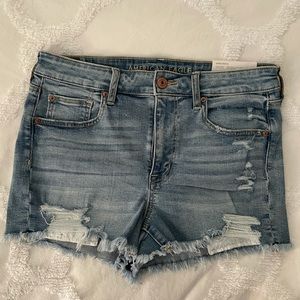 NWT American Eagle Hi-Rise Shortie Shorts Size 12